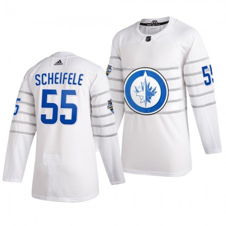 Camisola Winnipeg Jets Mark Scheifele 55 Cinza Adidas 2020 NHL All-Star Authentic - Homem